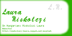 laura miskolczi business card